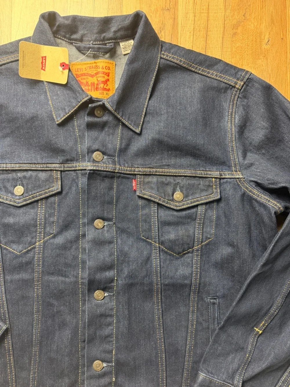 ❗️NWT❗️Men's Levi's Denim Jacket - Classic Trucker Style Size XL - Picture 3 of 11